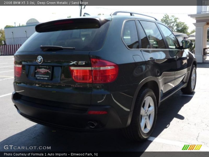 Deep Green Metallic / Sand Beige 2008 BMW X5 3.0si