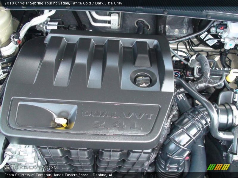 White Gold / Dark Slate Gray 2010 Chrysler Sebring Touring Sedan