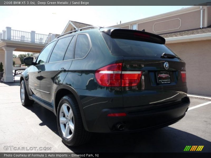 Deep Green Metallic / Sand Beige 2008 BMW X5 3.0si