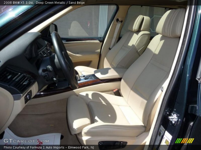 Deep Green Metallic / Sand Beige 2008 BMW X5 3.0si