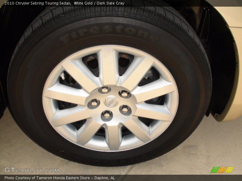 White Gold / Dark Slate Gray 2010 Chrysler Sebring Touring Sedan