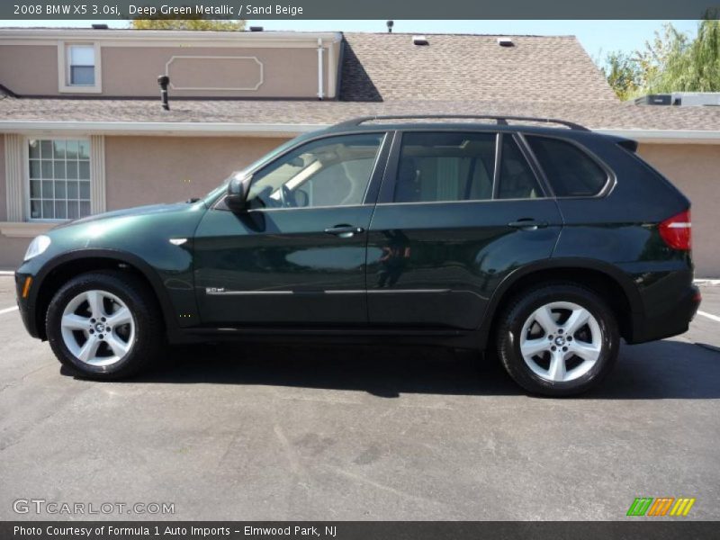 Deep Green Metallic / Sand Beige 2008 BMW X5 3.0si