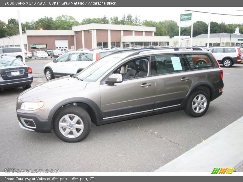 Oyster Grey Metallic / Anthracite Black 2008 Volvo XC70 AWD