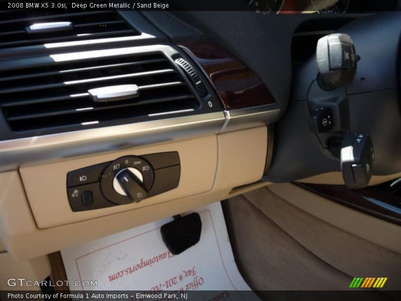 Deep Green Metallic / Sand Beige 2008 BMW X5 3.0si