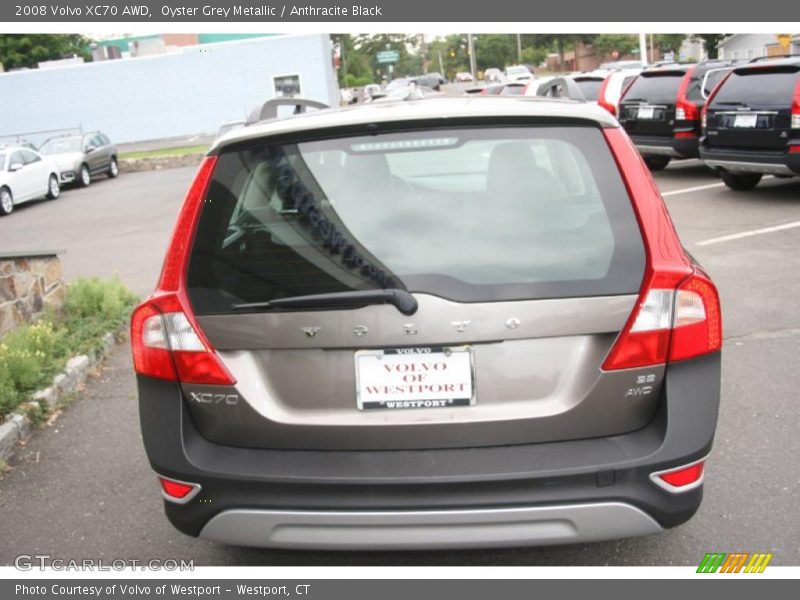 Oyster Grey Metallic / Anthracite Black 2008 Volvo XC70 AWD