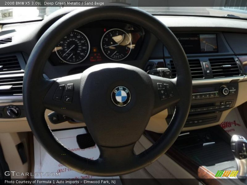 Deep Green Metallic / Sand Beige 2008 BMW X5 3.0si