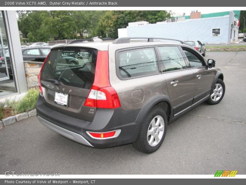 Oyster Grey Metallic / Anthracite Black 2008 Volvo XC70 AWD