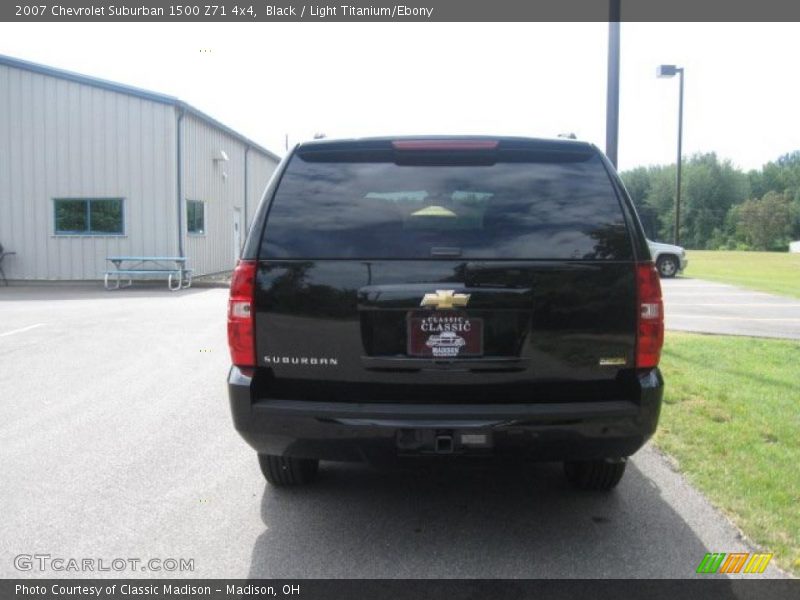 Black / Light Titanium/Ebony 2007 Chevrolet Suburban 1500 Z71 4x4