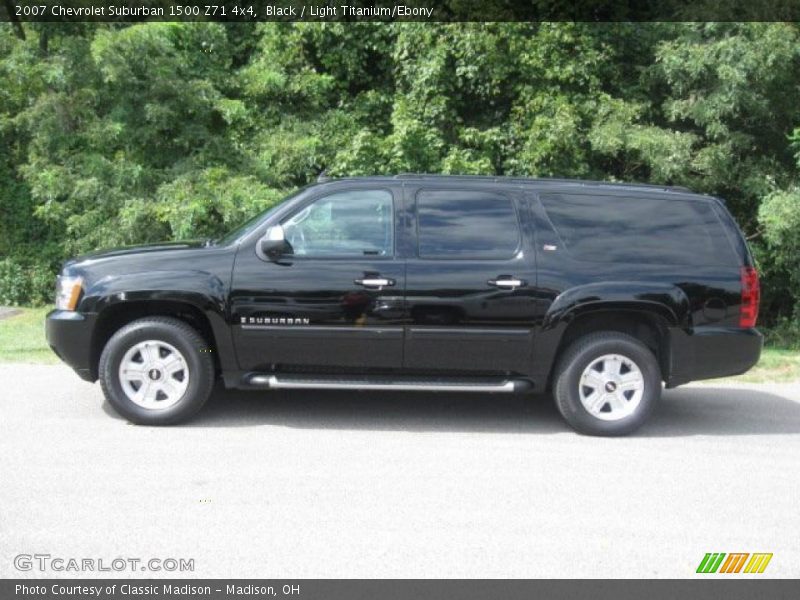 Black / Light Titanium/Ebony 2007 Chevrolet Suburban 1500 Z71 4x4