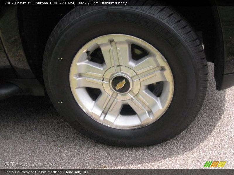 Black / Light Titanium/Ebony 2007 Chevrolet Suburban 1500 Z71 4x4