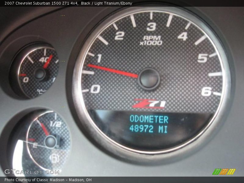 Black / Light Titanium/Ebony 2007 Chevrolet Suburban 1500 Z71 4x4