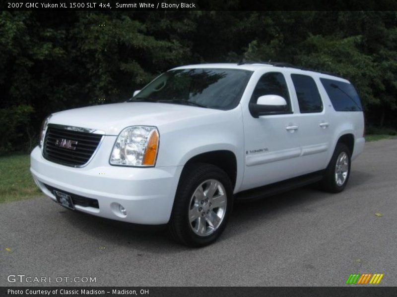 Summit White / Ebony Black 2007 GMC Yukon XL 1500 SLT 4x4