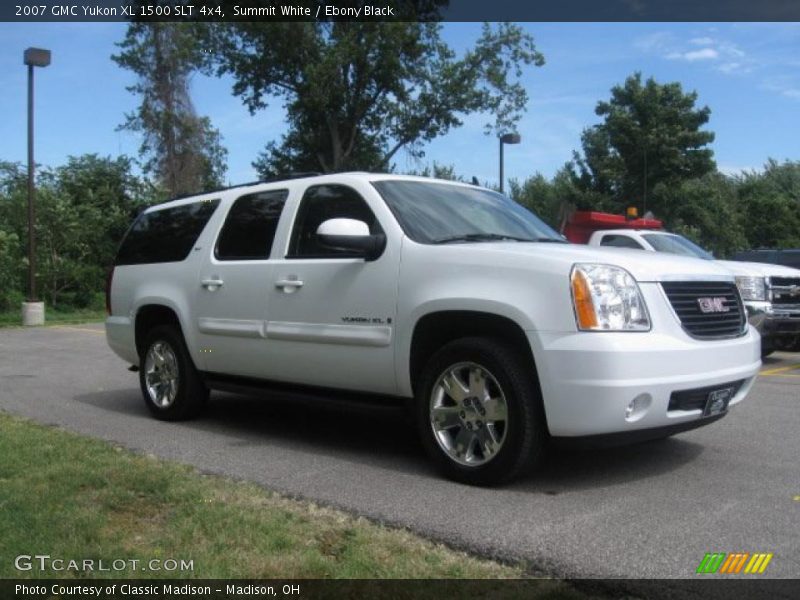 Summit White / Ebony Black 2007 GMC Yukon XL 1500 SLT 4x4