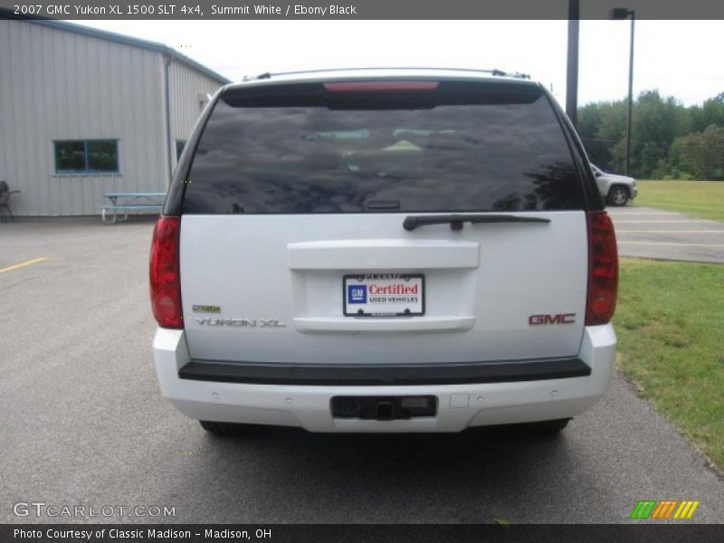 Summit White / Ebony Black 2007 GMC Yukon XL 1500 SLT 4x4