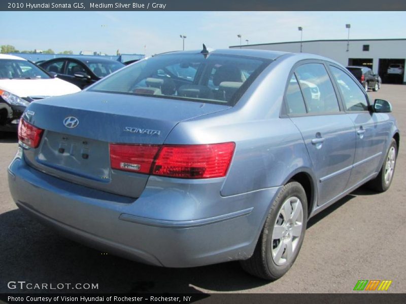 Medium Silver Blue / Gray 2010 Hyundai Sonata GLS