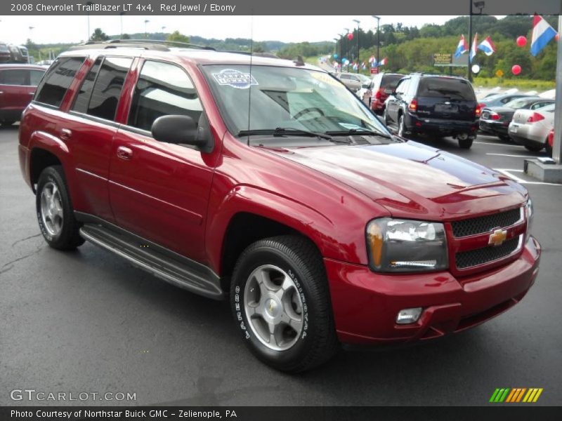 Red Jewel / Ebony 2008 Chevrolet TrailBlazer LT 4x4