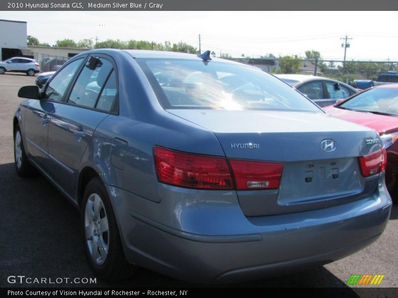 Medium Silver Blue / Gray 2010 Hyundai Sonata GLS