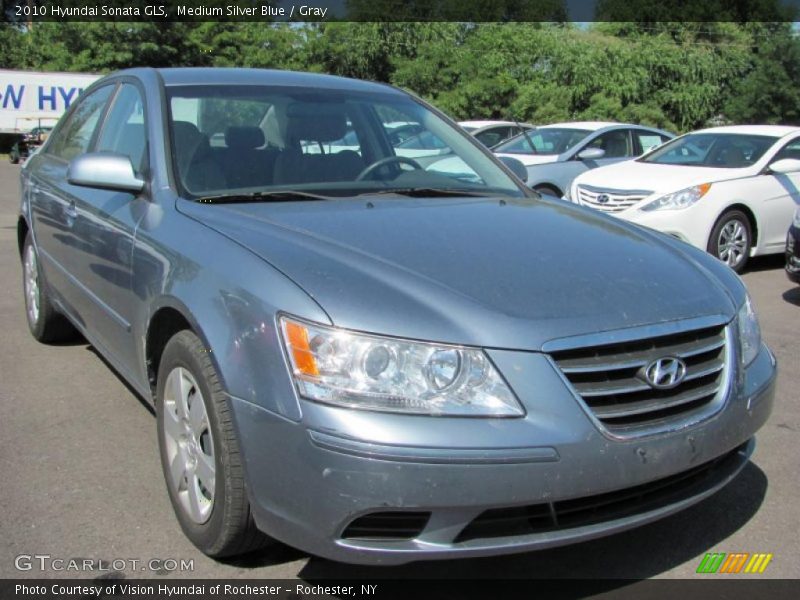 Medium Silver Blue / Gray 2010 Hyundai Sonata GLS