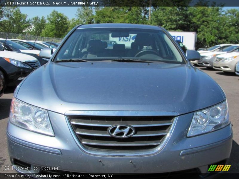 Medium Silver Blue / Gray 2010 Hyundai Sonata GLS