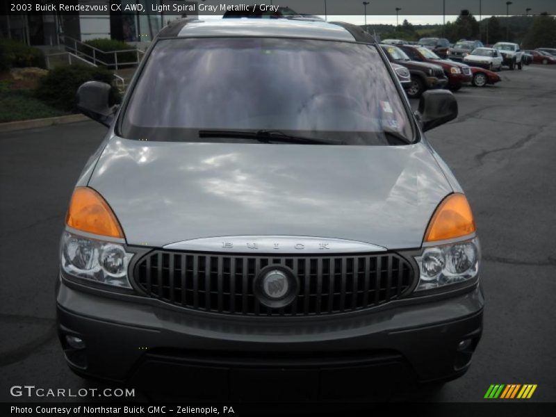 Light Spiral Gray Metallic / Gray 2003 Buick Rendezvous CX AWD