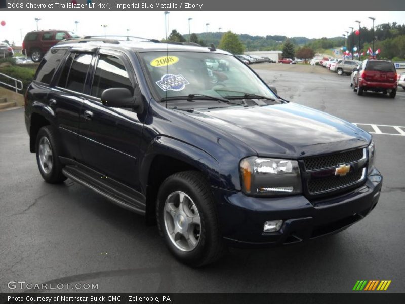 Imperial Blue Metallic / Ebony 2008 Chevrolet TrailBlazer LT 4x4