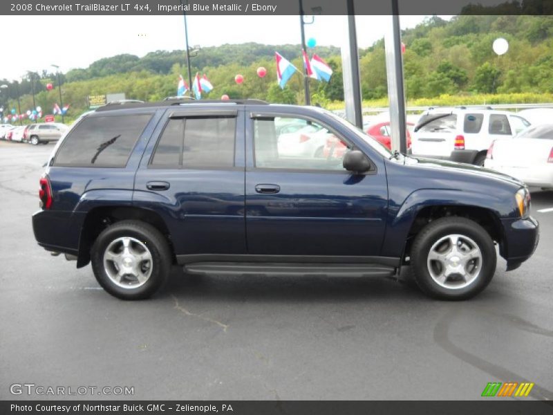 Imperial Blue Metallic / Ebony 2008 Chevrolet TrailBlazer LT 4x4