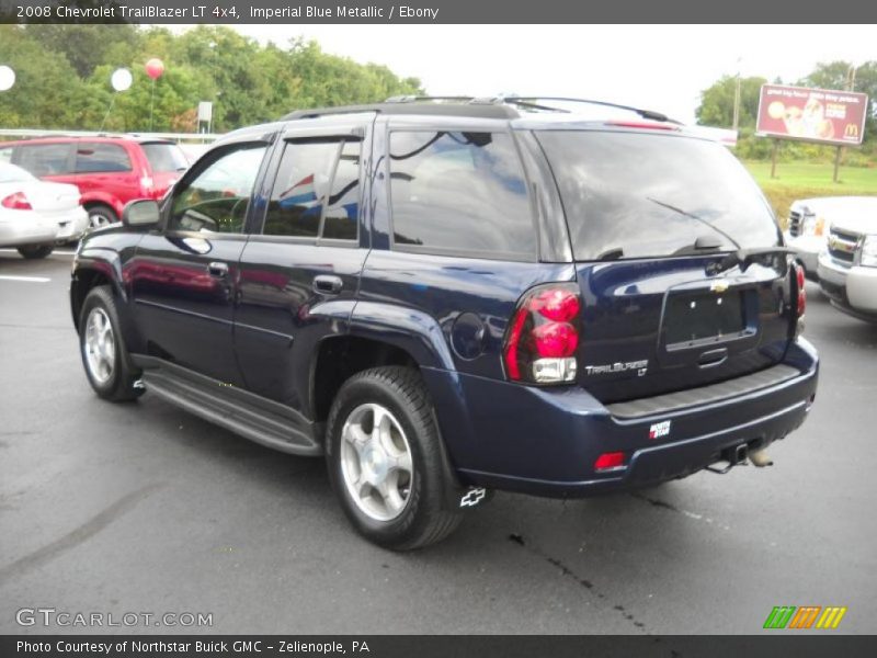 Imperial Blue Metallic / Ebony 2008 Chevrolet TrailBlazer LT 4x4
