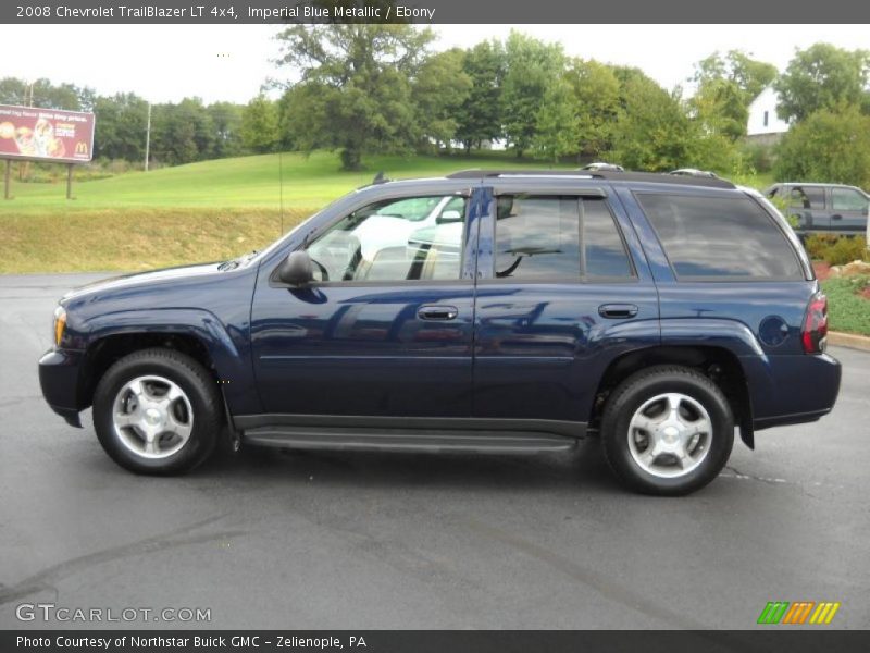 Imperial Blue Metallic / Ebony 2008 Chevrolet TrailBlazer LT 4x4