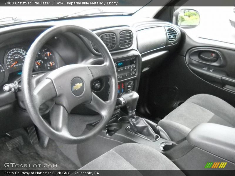 Imperial Blue Metallic / Ebony 2008 Chevrolet TrailBlazer LT 4x4