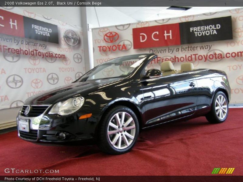 Black Uni / Cornsilk Beige 2008 Volkswagen Eos 2.0T