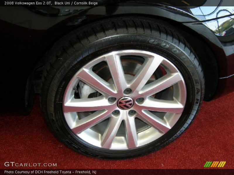 Black Uni / Cornsilk Beige 2008 Volkswagen Eos 2.0T