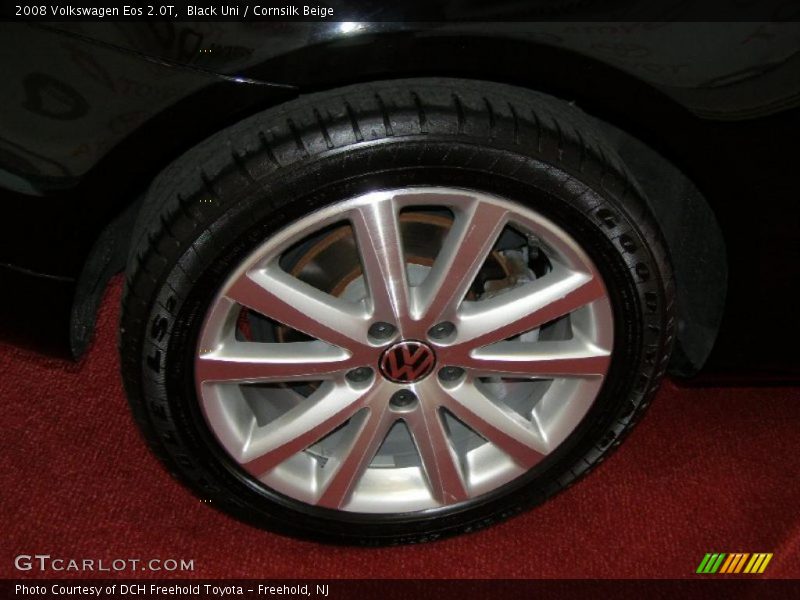 Black Uni / Cornsilk Beige 2008 Volkswagen Eos 2.0T
