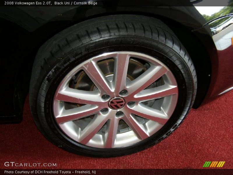 Black Uni / Cornsilk Beige 2008 Volkswagen Eos 2.0T