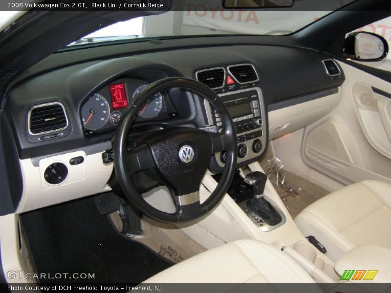 Black Uni / Cornsilk Beige 2008 Volkswagen Eos 2.0T