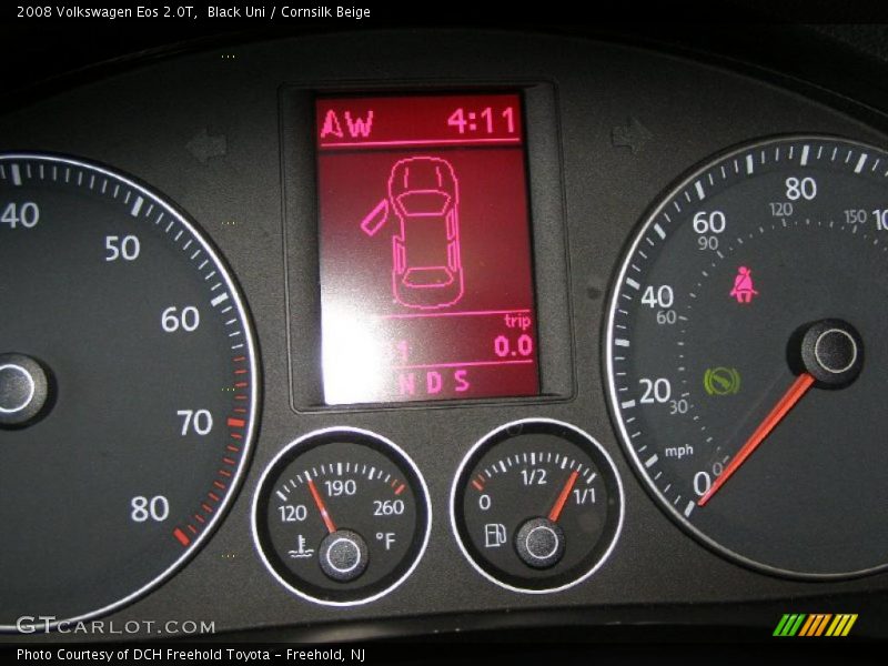 Black Uni / Cornsilk Beige 2008 Volkswagen Eos 2.0T