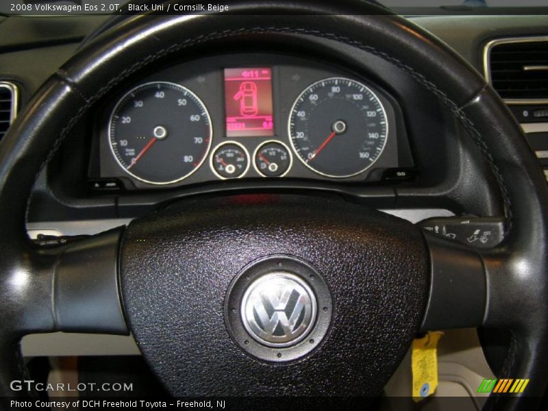 Black Uni / Cornsilk Beige 2008 Volkswagen Eos 2.0T