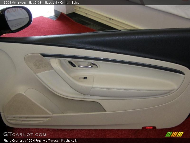 Black Uni / Cornsilk Beige 2008 Volkswagen Eos 2.0T