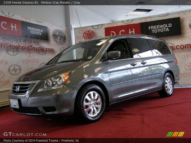 Nimbus Gray Metallic / Gray 2008 Honda Odyssey EX