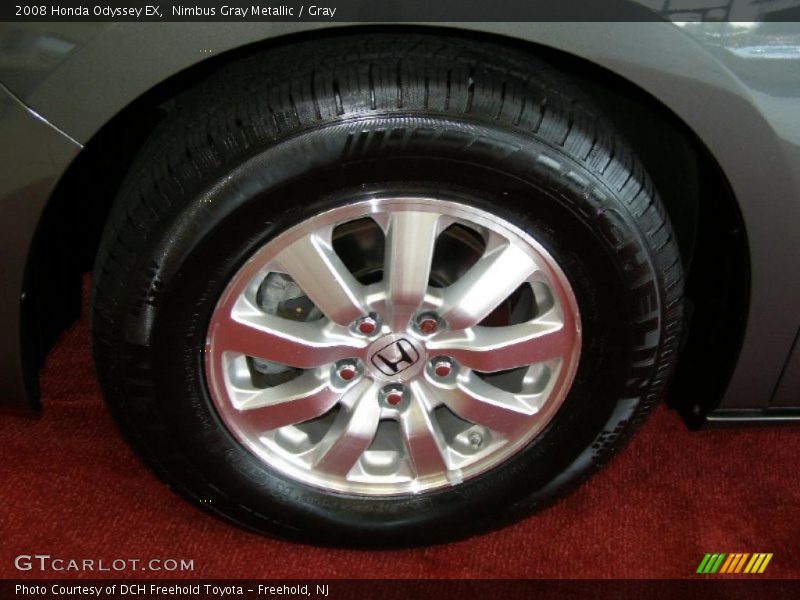 Nimbus Gray Metallic / Gray 2008 Honda Odyssey EX