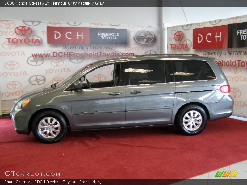 Nimbus Gray Metallic / Gray 2008 Honda Odyssey EX