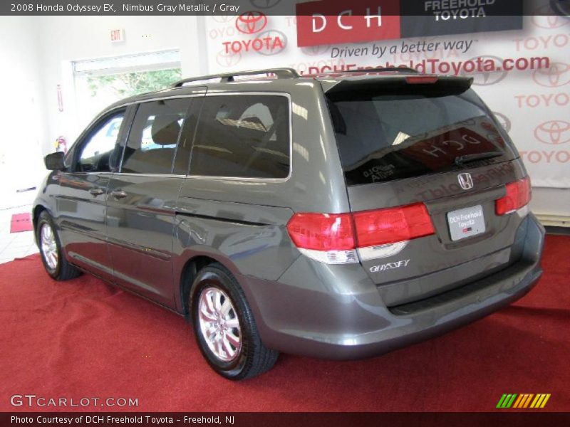Nimbus Gray Metallic / Gray 2008 Honda Odyssey EX