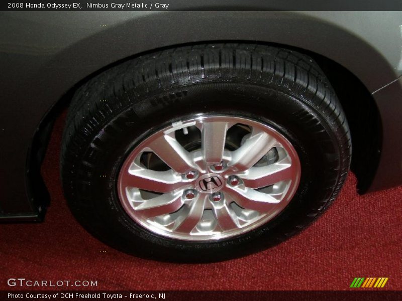 Nimbus Gray Metallic / Gray 2008 Honda Odyssey EX