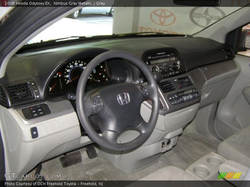 Nimbus Gray Metallic / Gray 2008 Honda Odyssey EX
