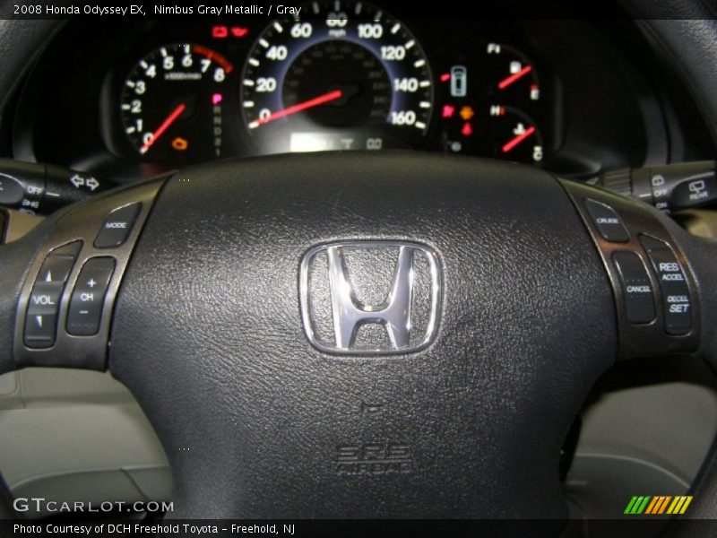 Nimbus Gray Metallic / Gray 2008 Honda Odyssey EX