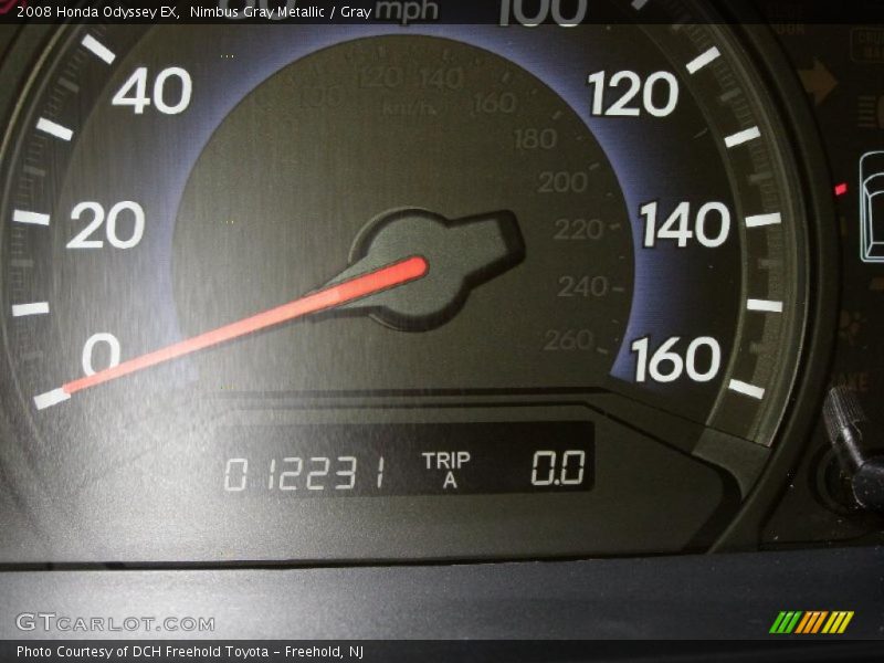 Nimbus Gray Metallic / Gray 2008 Honda Odyssey EX