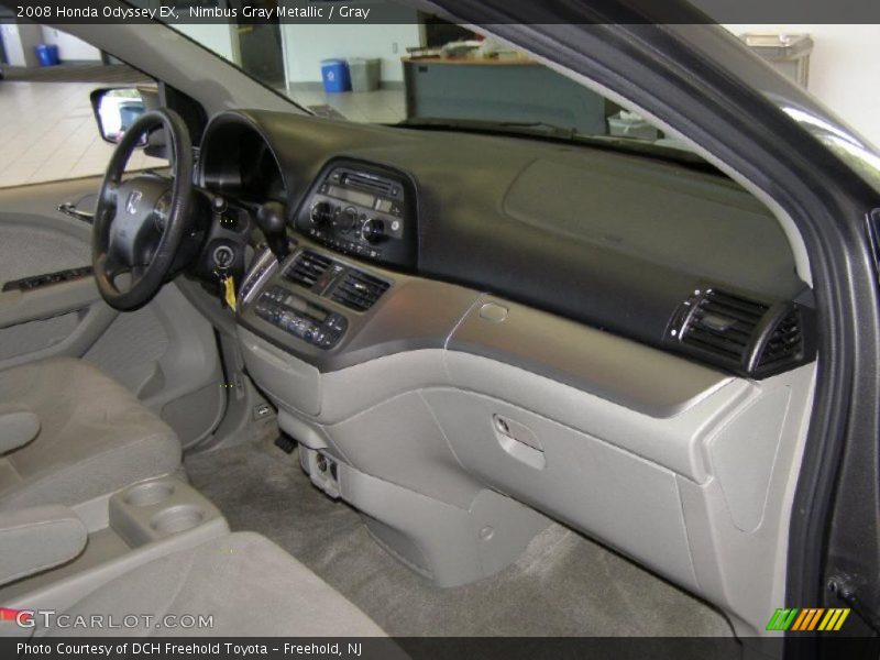 Nimbus Gray Metallic / Gray 2008 Honda Odyssey EX