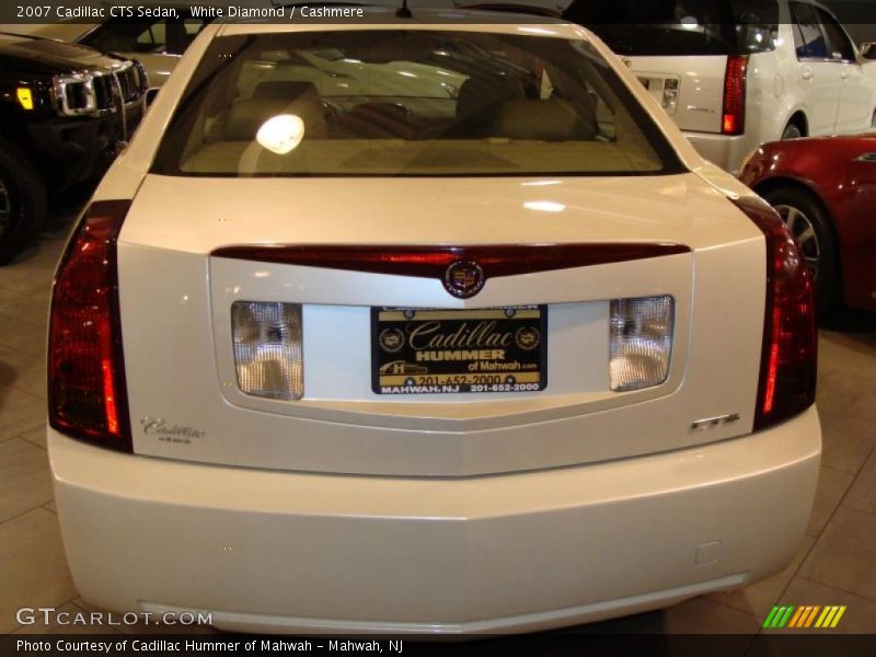 White Diamond / Cashmere 2007 Cadillac CTS Sedan
