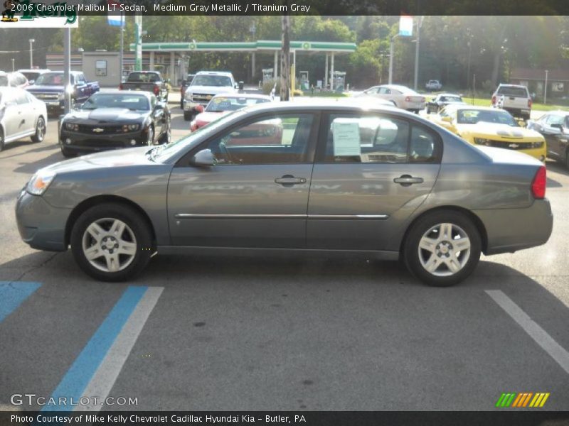 Medium Gray Metallic / Titanium Gray 2006 Chevrolet Malibu LT Sedan