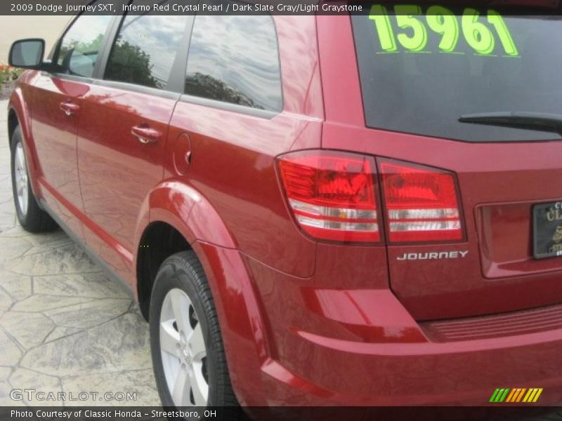 Inferno Red Crystal Pearl / Dark Slate Gray/Light Graystone 2009 Dodge Journey SXT