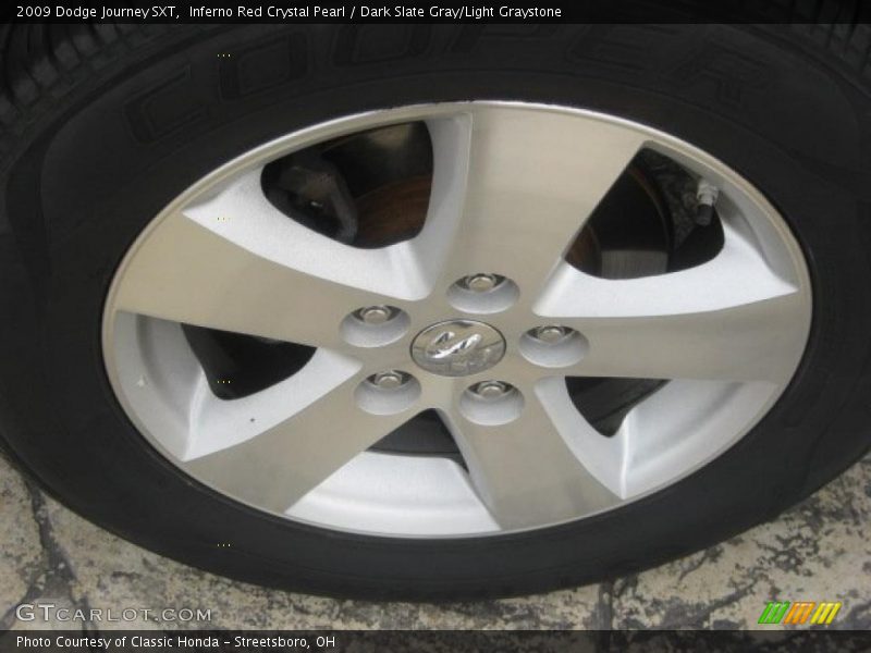 Inferno Red Crystal Pearl / Dark Slate Gray/Light Graystone 2009 Dodge Journey SXT